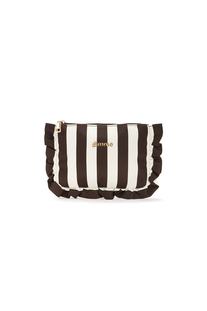 Make-up tasjes met strepen, eenvoudig, polyester, dagelijkse accessoires