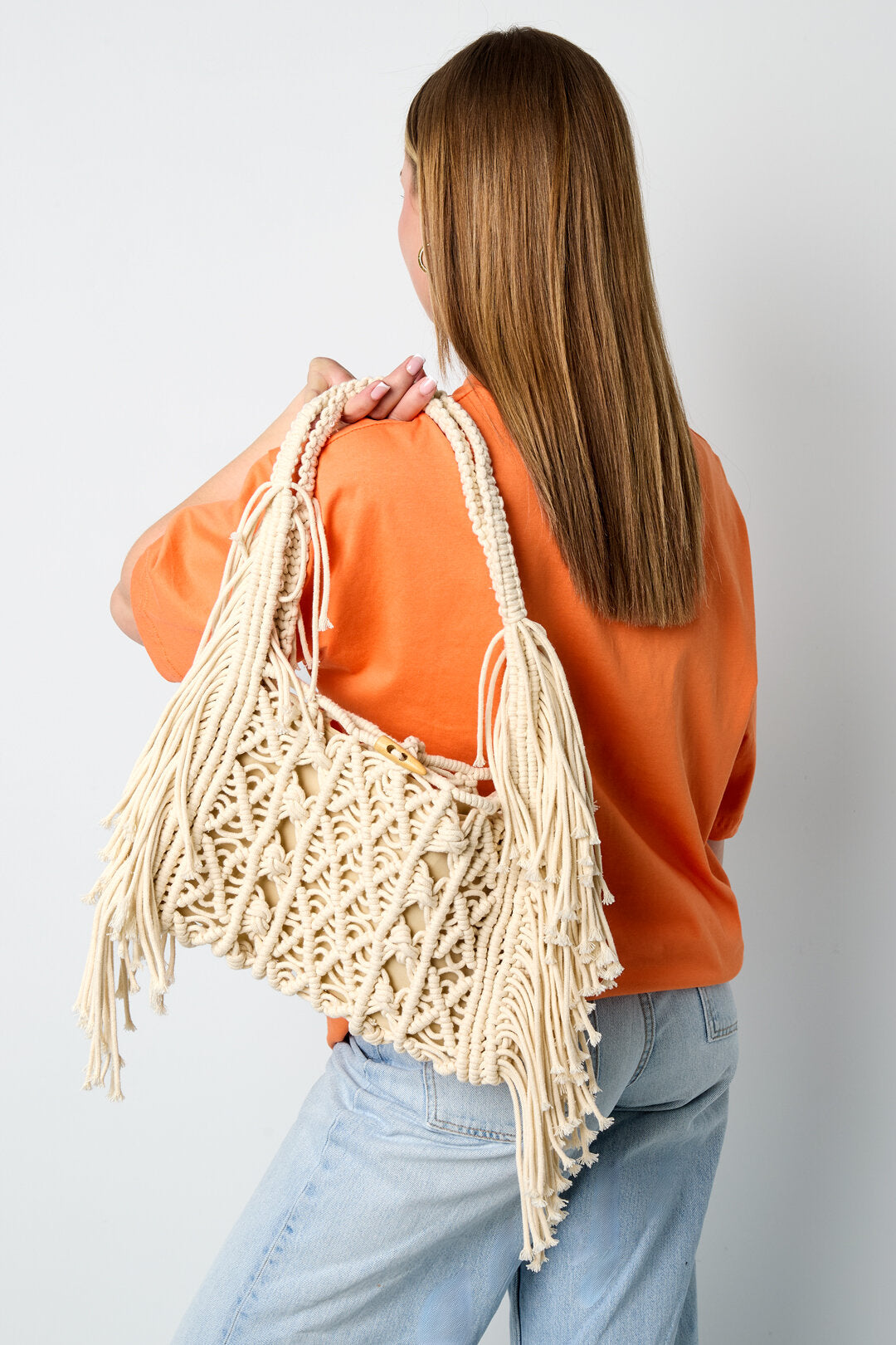 Strandtassen Effen Kleur Vakantie Katoen Vakantie/Strandaccessoires
