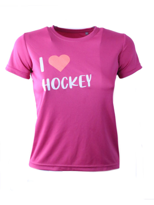 I Love Hockey - Roze